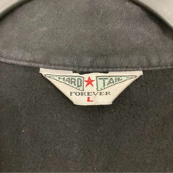 Hard Tail Black Button Denim Jacket size Medium - Picture 2 of 10